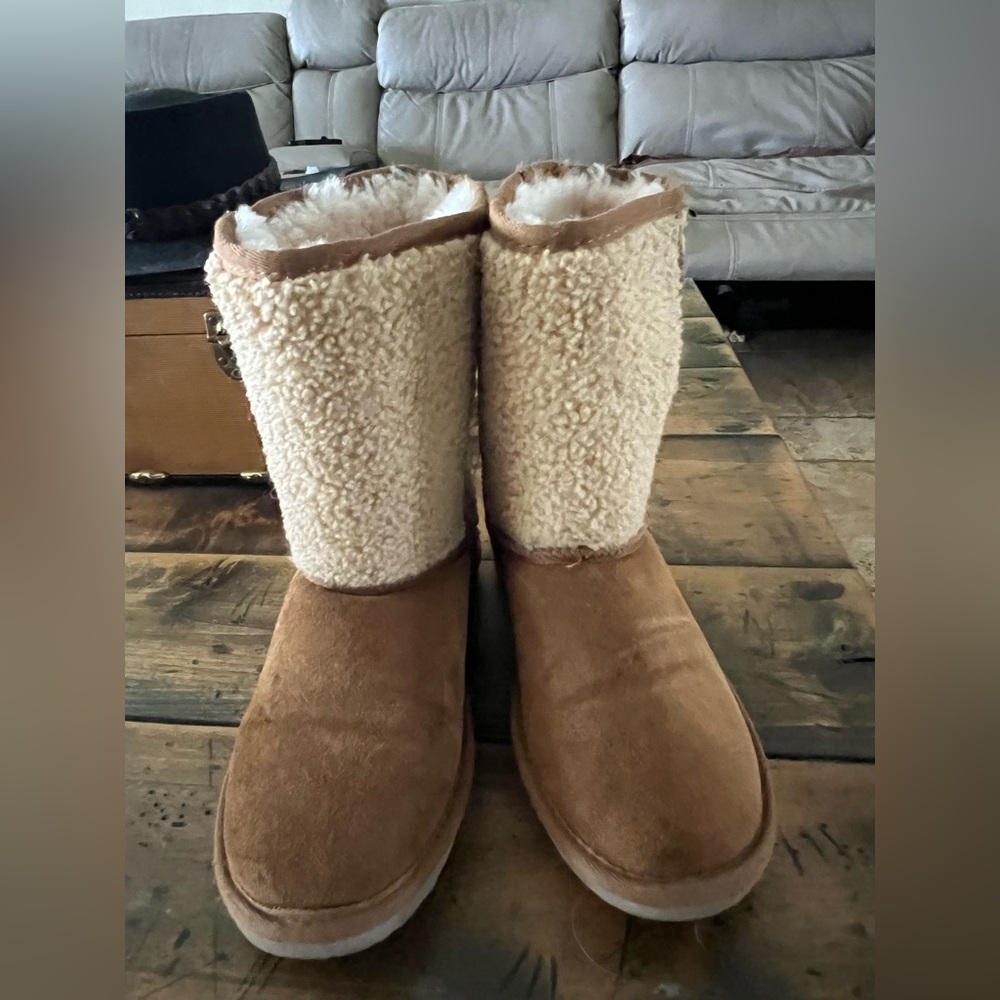 Minnetonka midcalf winter boots moccasins size 8/8.5 - Picture 8 of 8